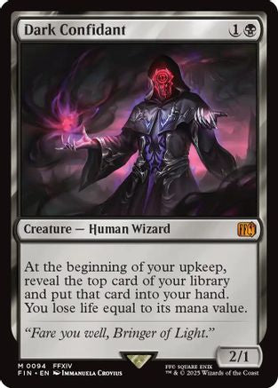 Dark Confidant (FIN-094) - FINAL FANTASY Foil - Premium MTG Single from Wizards of the Coast - Just $1.57! Shop now at Game Crave Tournament Store