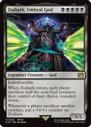 Zodiark, Umbral God (FIN-128) - FINAL FANTASY - Premium MTG Single from Wizards of the Coast - Just $0.13! Shop now at Game Crave Tournament Store