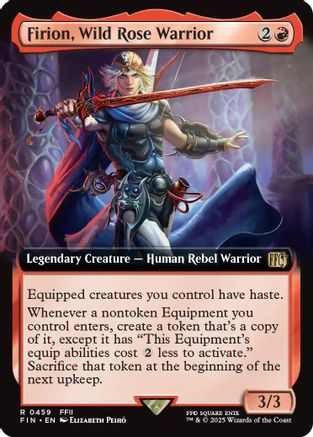 Firion, Wild Rose Warrior (Extended Art) (FIN-459) - FINAL FANTASY Foil - Premium MTG Single from Wizards of the Coast - Just $2.59! Shop now at Game Crave Tournament Store