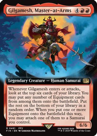 Gilgamesh, Master-at-Arms (Extended Art) (FIN-461) - FINAL FANTASY - Premium MTG Single from Wizards of the Coast - Just $0.31! Shop now at Game Crave Tournament Store