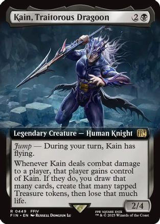 Kain, Traitorous Dragoon (Extended Art) (FIN-449) - FINAL FANTASY - Premium MTG Single from Wizards of the Coast - Just $0.26! Shop now at Game Crave Tournament Store