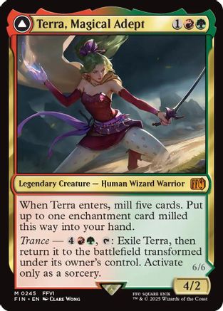 Terra, Magical Adept (FIN-245) - FINAL FANTASY - Premium MTG Single from Wizards of the Coast - Just $1.46! Shop now at Game Crave Tournament Store