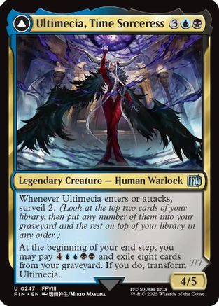 Ultimecia, Time Sorceress (FIN-247) - FINAL FANTASY - Premium MTG Single from Wizards of the Coast - Just $0.09! Shop now at Game Crave Tournament Store