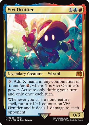 Vivi Ornitier (FIN-248) - FINAL FANTASY Foil - Premium MTG Single from Wizards of the Coast - Just $15.94! Shop now at Game Crave Tournament Store