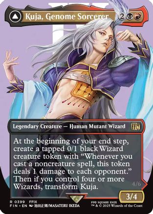 Kuja, Genome Sorcerer (Borderless) (FIN-399) - FINAL FANTASY Foil - Premium MTG Single from Wizards of the Coast - Just $2.17! Shop now at Game Crave Tournament Store