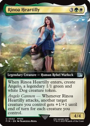 Rinoa Heartilly (Extended Art) (FIN-502) - FINAL FANTASY Foil - Premium MTG Single from Wizards of the Coast - Just $6.11! Shop now at Game Crave Tournament Store
