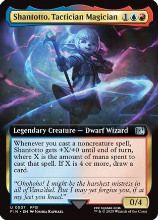 Shantotto, Tactician Magician (Extended Art) (FIN-507) - FINAL FANTASY Foil - Premium MTG Single from Wizards of the Coast - Just $5.74! Shop now at Game Crave Tournament Store