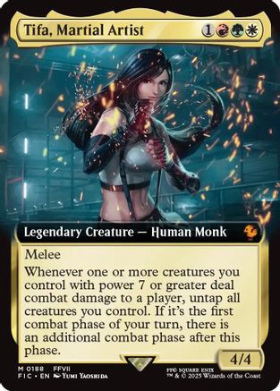 Tifa, Martial Artist (Extended Art) (FIC-188) - Commander: FINAL FANTASY - Premium MTG Single from Wizards of the Coast - Just $3.25! Shop now at Game Crave Tournament Store