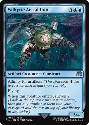 Valkyrie Aerial Unit (FIN-084) - FINAL FANTASY - Premium MTG Single from Wizards of the Coast - Just $0.08! Shop now at Game Crave Tournament Store