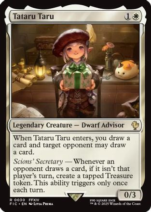Tataru Taru (FIC-030) - Commander: FINAL FANTASY - Premium MTG Single from Wizards of the Coast - Just $3.38! Shop now at Game Crave Tournament Store