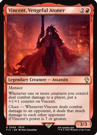 Vincent, Vengeful Atoner (FIC-064) - Commander: FINAL FANTASY - Premium MTG Single from Wizards of the Coast - Just $0.54! Shop now at Game Crave Tournament Store