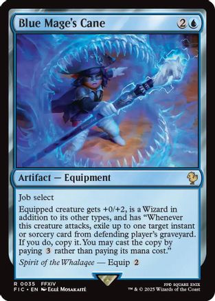 Blue Mage's Cane (FIC-035) - Commander: FINAL FANTASY - Premium MTG Single from Wizards of the Coast - Just $0.11! Shop now at Game Crave Tournament Store