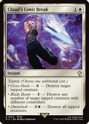 Cloud's Limit Break (FIC-014) - Commander: FINAL FANTASY - Premium MTG Single from Wizards of the Coast - Just $0.16! Shop now at Game Crave Tournament Store