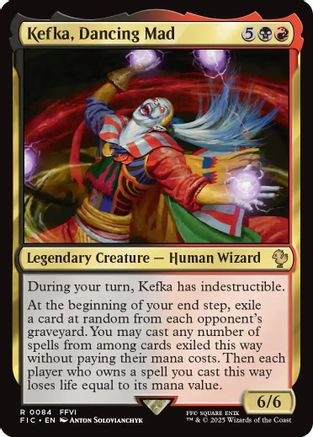 Kefka, Dancing Mad (FIC-084) - Commander: FINAL FANTASY - Premium MTG Single from Wizards of the Coast - Just $0.61! Shop now at Game Crave Tournament Store
