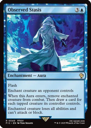 Observed Stasis (FIC-040) - Commander: FINAL FANTASY - Premium MTG Single from Wizards of the Coast - Just $0.14! Shop now at Game Crave Tournament Store