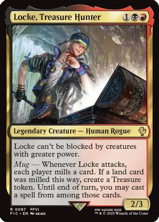 Locke, Treasure Hunter (FIC-087) - Commander: FINAL FANTASY - Premium MTG Single from Wizards of the Coast - Just $0.27! Shop now at Game Crave Tournament Store
