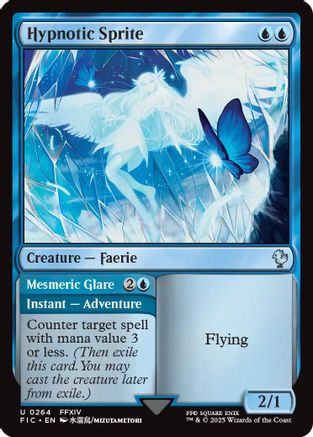 Hypnotic Sprite (FIC-264) - Commander: FINAL FANTASY - Premium MTG Single from Wizards of the Coast - Just $0.08! Shop now at Game Crave Tournament Store