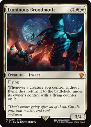 Luminous Broodmoth (FIC-246) - Commander: FINAL FANTASY - Premium MTG Single from Wizards of the Coast - Just $0.24! Shop now at Game Crave Tournament Store