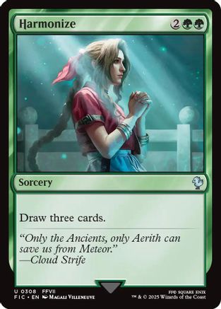 Harmonize (FIC-308) - Commander: FINAL FANTASY - Premium MTG Single from Wizards of the Coast - Just $0.08! Shop now at Game Crave Tournament Store