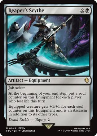 Reaper's Scythe (FIC-048) - Commander: FINAL FANTASY - Premium MTG Single from Wizards of the Coast - Just $0.13! Shop now at Game Crave Tournament Store