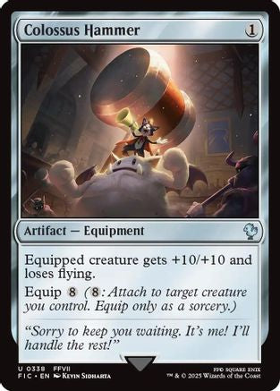 Colossus Hammer (FIC-338) - Commander: FINAL FANTASY - Premium MTG Single from Wizards of the Coast - Just $0.31! Shop now at Game Crave Tournament Store