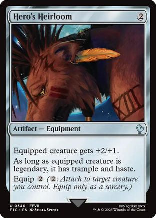 Hero's Heirloom (FIC-346) - Commander: FINAL FANTASY - Premium MTG Single from Wizards of the Coast - Just $0.08! Shop now at Game Crave Tournament Store