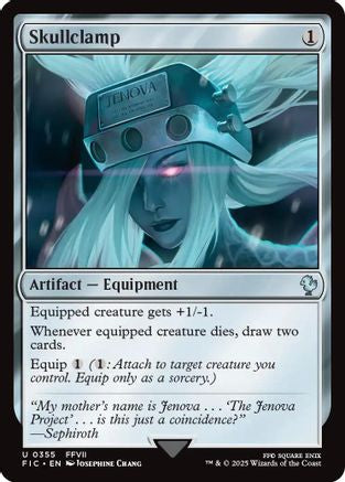 Skullclamp (FIC-355) - Commander: FINAL FANTASY - Premium MTG Single from Wizards of the Coast - Just $1.23! Shop now at Game Crave Tournament Store