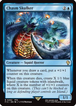 Chasm Skulker (FIC-262) - Commander: FINAL FANTASY - Premium MTG Single from Wizards of the Coast - Just $0.09! Shop now at Game Crave Tournament Store