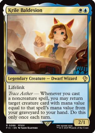 Krile Baldesion (FIC-086) - Commander: FINAL FANTASY - Premium MTG Single from Wizards of the Coast - Just $0.08! Shop now at Game Crave Tournament Store