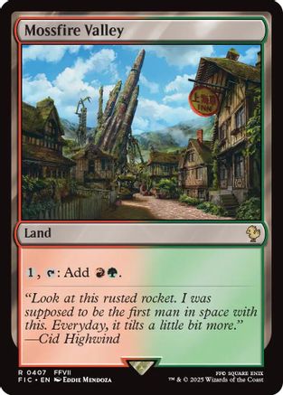 Mossfire Valley (FIC-407) - Commander: FINAL FANTASY - Premium MTG Single from Wizards of the Coast - Just $0.08! Shop now at Game Crave Tournament Store