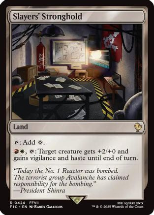 Slayers' Stronghold (FIC-424) - Commander: FINAL FANTASY - Premium MTG Single from Wizards of the Coast - Just $0.09! Shop now at Game Crave Tournament Store