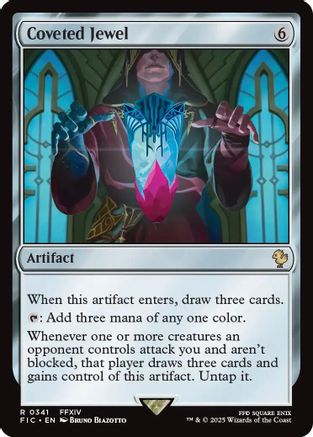 Coveted Jewel (FIC-341) - Commander: FINAL FANTASY - Premium MTG Single from Wizards of the Coast - Just $0.09! Shop now at Game Crave Tournament Store