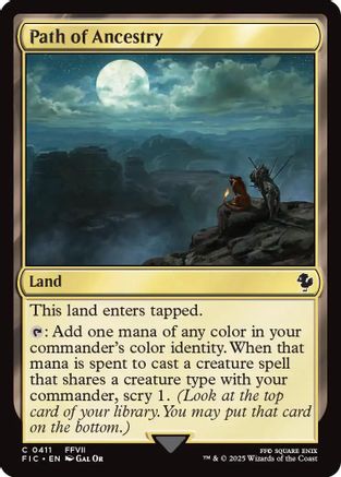 Path of Ancestry (FIC-411) - Commander: FINAL FANTASY - Premium MTG Single from Wizards of the Coast - Just $0.09! Shop now at Game Crave Tournament Store