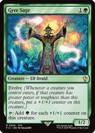 Gyre Sage (FIC-306) - Commander: FINAL FANTASY - Premium MTG Single from Wizards of the Coast - Just $0.26! Shop now at Game Crave Tournament Store