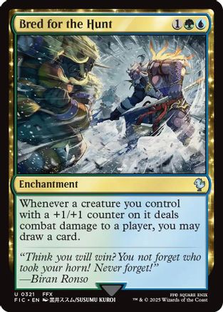 Bred for the Hunt (FIC-321) - Commander: FINAL FANTASY - Premium MTG Single from Wizards of the Coast - Just $0.08! Shop now at Game Crave Tournament Store