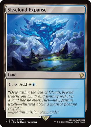 Skycloud Expanse (FIC-423) - Commander: FINAL FANTASY - Premium MTG Single from Wizards of the Coast - Just $0.09! Shop now at Game Crave Tournament Store