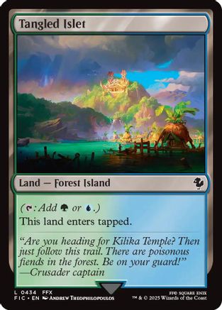 Tangled Islet (FIC-434) - Commander: FINAL FANTASY - Premium MTG Single from Wizards of the Coast - Just $0.04! Shop now at Game Crave Tournament Store