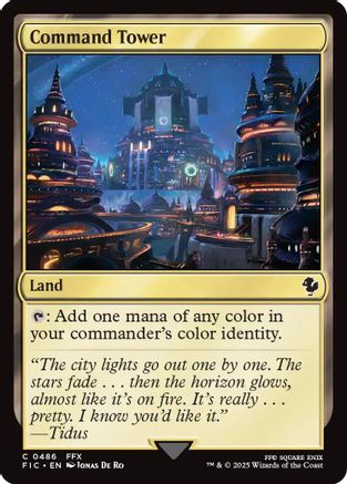 Command Tower (0486) (FIC-486) - Commander: FINAL FANTASY - Premium MTG Single from Wizards of the Coast - Just $0.08! Shop now at Game Crave Tournament Store