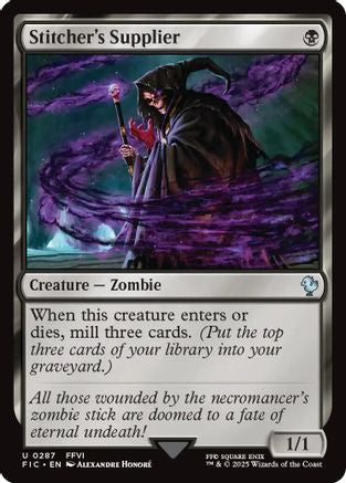 Stitcher's Supplier (FIC-287) - Commander: FINAL FANTASY - Premium MTG Single from Wizards of the Coast - Just $0.08! Shop now at Game Crave Tournament Store