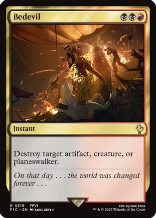 Bedevil (FIC-319) - Commander: FINAL FANTASY - Premium MTG Single from Wizards of the Coast - Just $0.08! Shop now at Game Crave Tournament Store