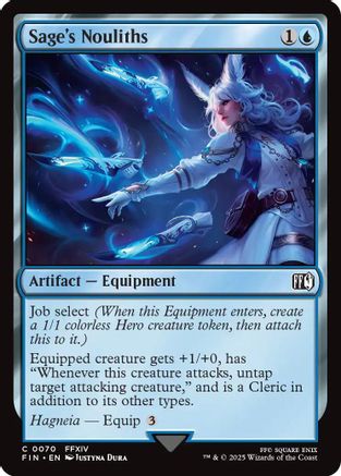 Sage's Nouliths (FIN-070) - FINAL FANTASY - Premium MTG Single from Wizards of the Coast - Just $0.09! Shop now at Game Crave Tournament Store