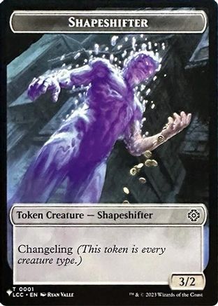 Shapeshifter // Cat Double-Sided Token (SLD-1 // 11) - Secret Lair Drop Series - Premium MTG Single from Wizards of the Coast - Just $0.09! Shop now at Game Crave Tournament Store