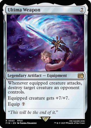 Ultima Weapon (FIN-563) - FINAL FANTASY Foil - Premium MTG Single from Wizards of the Coast - Just $0! Shop now at Game Crave Tournament Store