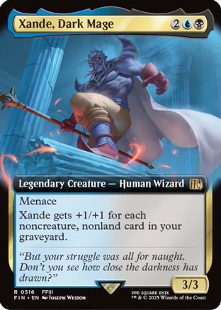 Xande, Dark Mage (Extended Art) (FIN-516) - FINAL FANTASY - Premium MTG Single from Wizards of the Coast - Just $0.27! Shop now at Game Crave Tournament Store