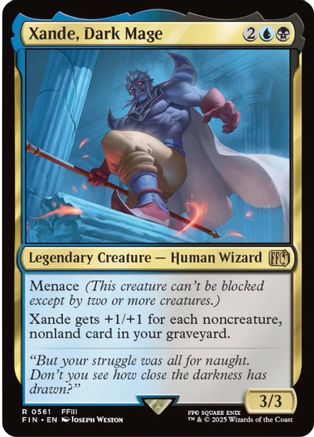 Xande, Dark Mage (FIN-561) - FINAL FANTASY - Premium MTG Single from Wizards of the Coast - Just $0.15! Shop now at Game Crave Tournament Store