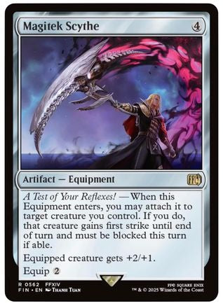 Magitek Scythe (FIN-562) - FINAL FANTASY Foil - Premium MTG Single from Wizards of the Coast - Just $0! Shop now at Game Crave Tournament Store