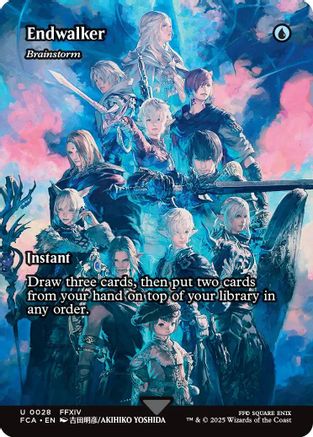 Endwalker - Brainstorm (Showcase) (FCA-028) - FINAL FANTASY: Through the Ages Foil - Premium MTG Single from Wizards of the Coast - Just $1.60! Shop now at Game Crave Tournament Store