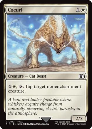 Coeurl (FIN-012) - FINAL FANTASY - Premium MTG Single from Wizards of the Coast - Just $0.09! Shop now at Game Crave Tournament Store