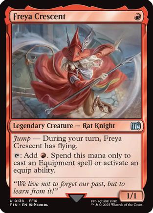 Freya Crescent (FCA-138) - FINAL FANTASY - Premium MTG Single from Wizards of the Coast - Just $0.08! Shop now at Game Crave Tournament Store