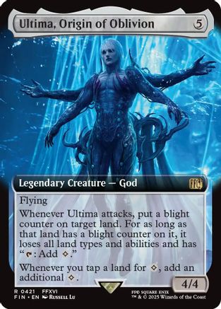 Ultima, Origin of Oblivion (Extended Art) (FIN-421) - FINAL FANTASY - Premium MTG Single from Wizards of the Coast - Just $0.90! Shop now at Game Crave Tournament Store